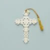 Lenox 2023 Snow Fantasies Cross Ornament -Sass Store 894442 W10
