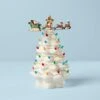 Lenox Treasured Traditions Tree With Flying Santa -Sass Store 894469 w10 1