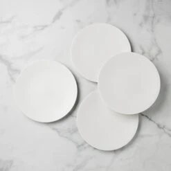 Lenox LX Collective White Dinner Plates, Set Of 4