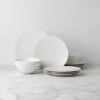 Lenox LX Collective White 12-Piece Dinnerware Set 1 Lenox LX Collective White 12-Piece Dinnerware Set -Sass Store 894759 W10