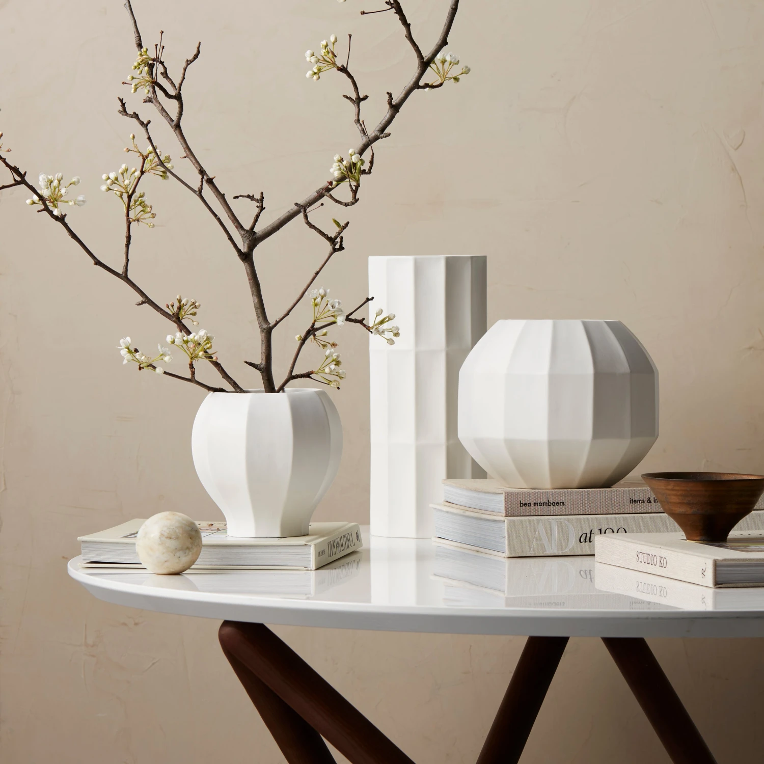 Lenox Facets Rose Bowl Vase 6 Lenox Facets Rose Bowl Vase - Image 4