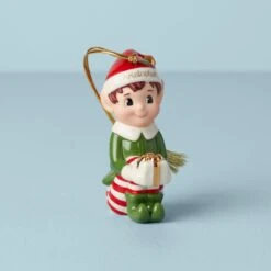 Lenox Personalized Christmas Elf Ornament