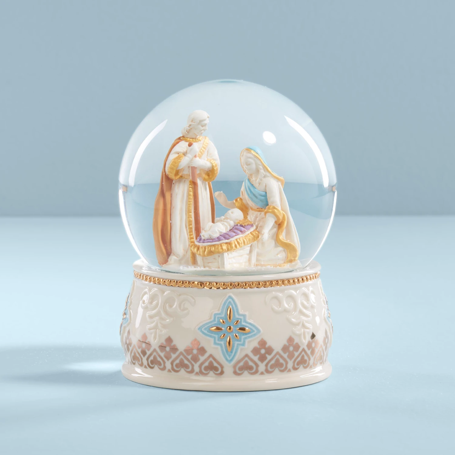 Lenox First Blessing Snow Globe 3 Lenox First Blessing Snow Globe