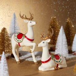 Lenox Standing Reindeer Figurine -Sass Store 894972 894973 LHOL 23 FEA GG 2