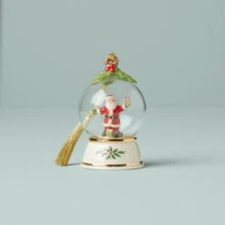 Lenox Santa Globe Ornament