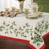 Lenox Holiday 60" X 84" Tablecloth -Sass Store 895222Holidaytablecloth