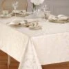 Lenox Holly Shimmer 52" X 70" Tablecloth 2 Lenox Holly Shimmer 52" X 70" Tablecloth -Sass Store 895229HollyShimmer