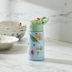 Lenox Butterfly Meadow Blue Stainless Kids Water Bottle 11 Lenox Butterfly Meadow Blue Stainless Kids Water Bottle -Sass Store 895741 LNP F23 FEA 2