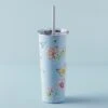 Lenox Butterfly Meadow Light Blue Tumbler With Straw -Sass Store 895742 LNP F23 PDP
