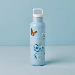 Lenox Butterfly Meadow Light Blue Insulated Water Bottle