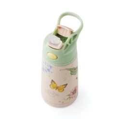 Lenox Butterfly Meadow Pink Stainless Kids Water Bottle -Sass Store 895746 LNP F23 7