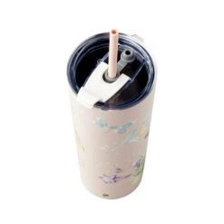 Lenox Butterfly Meadow Pink Stainless Steel Tumbler -Sass Store 895747 LNP F23 3 ALT