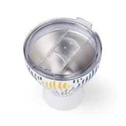 Lenox Blue Bay Ikat Stainless Steel Cocktail Tumbler -Sass Store 895898 LNP F23 3